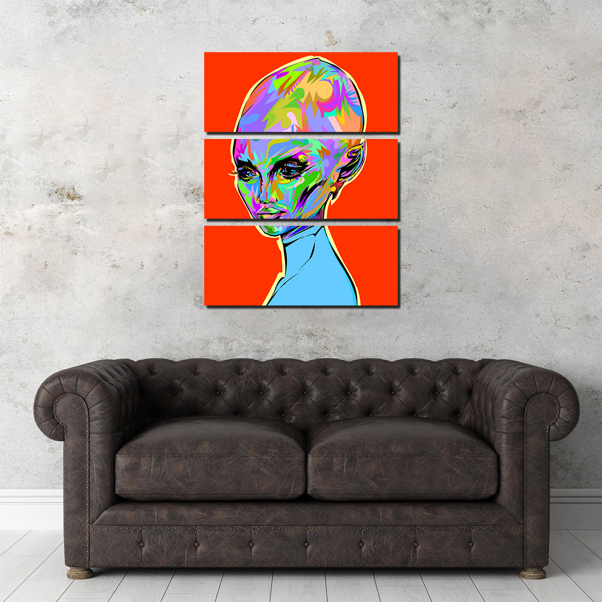 Alien Woman 2 Stunning Wall Art - Sustainable & High - Quality