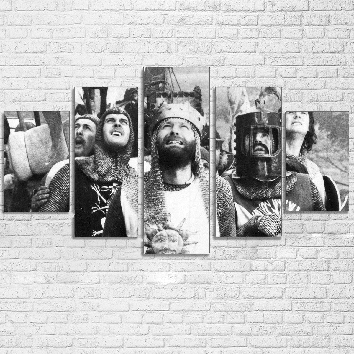 Holy Grail 5 Piece Wall Art - Stunning Sustainable Pine Wood Wall Decor