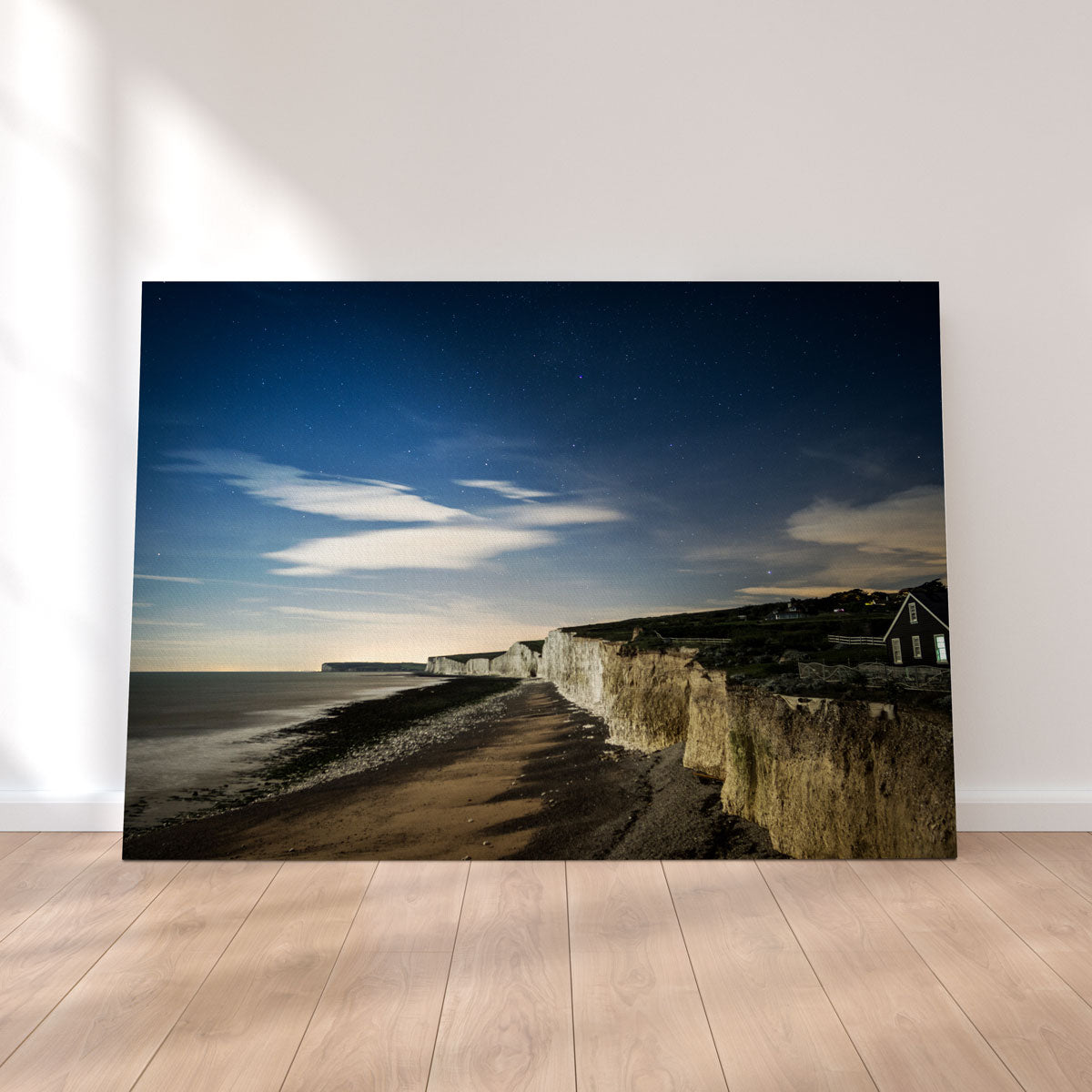 Stunning Chalk Cliffs at Birling Gap Wall Art by Mike Cotton