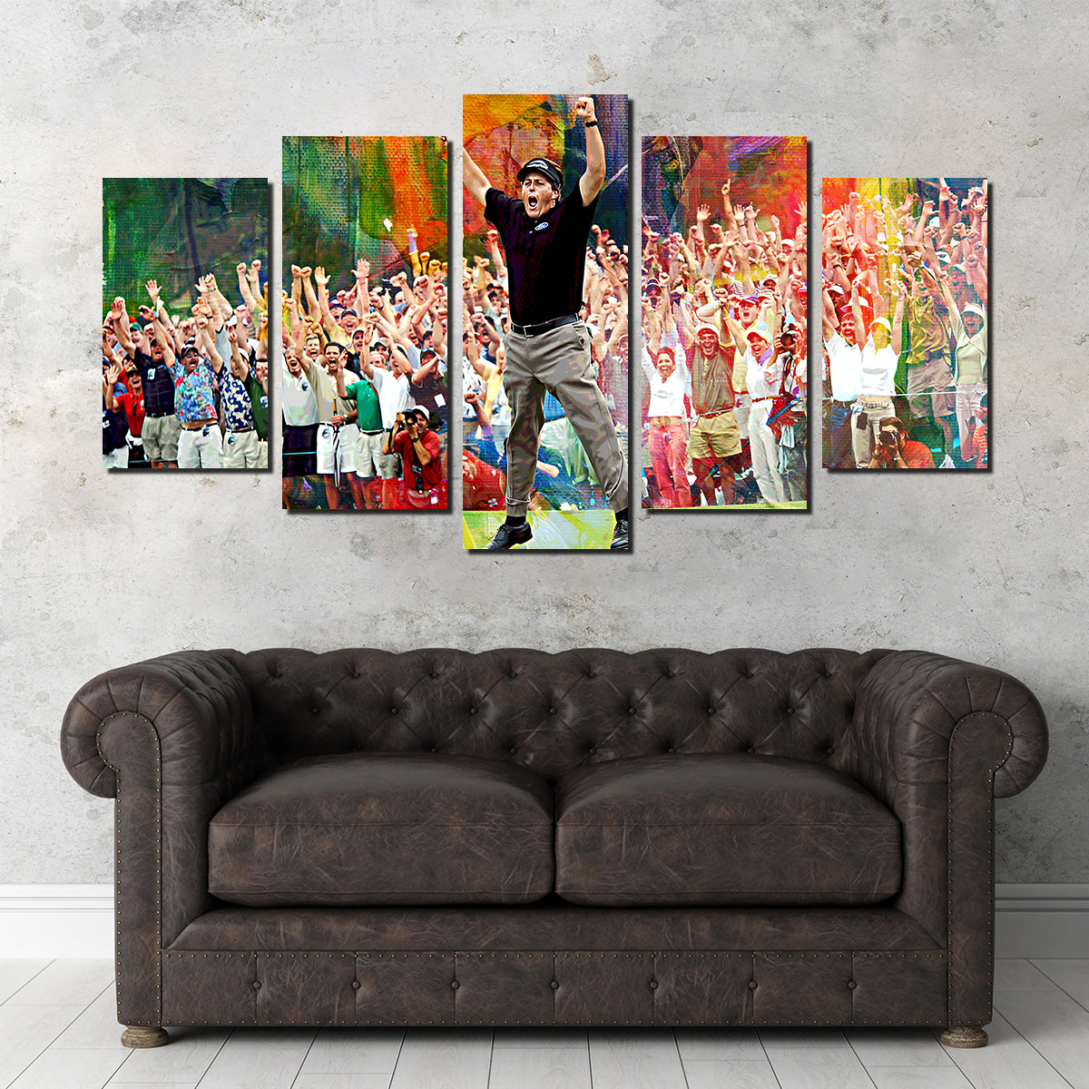 Exquisite Phil Mickelson Art Prints on Museum-Quality Canvas