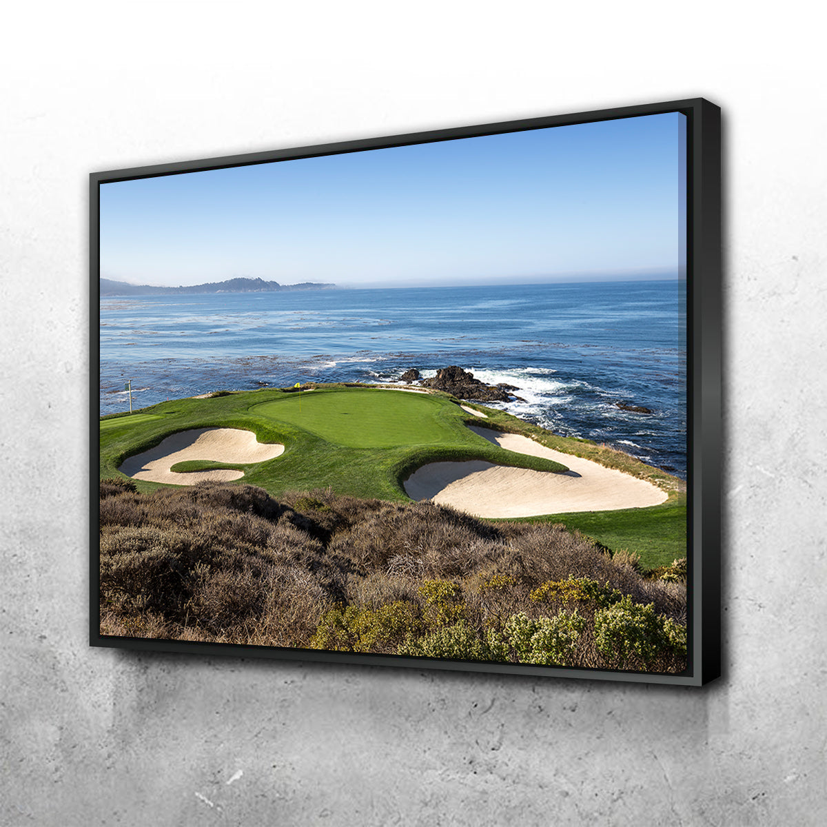 Stunning Pebble Beach Canvas Wall Art for Home Decor