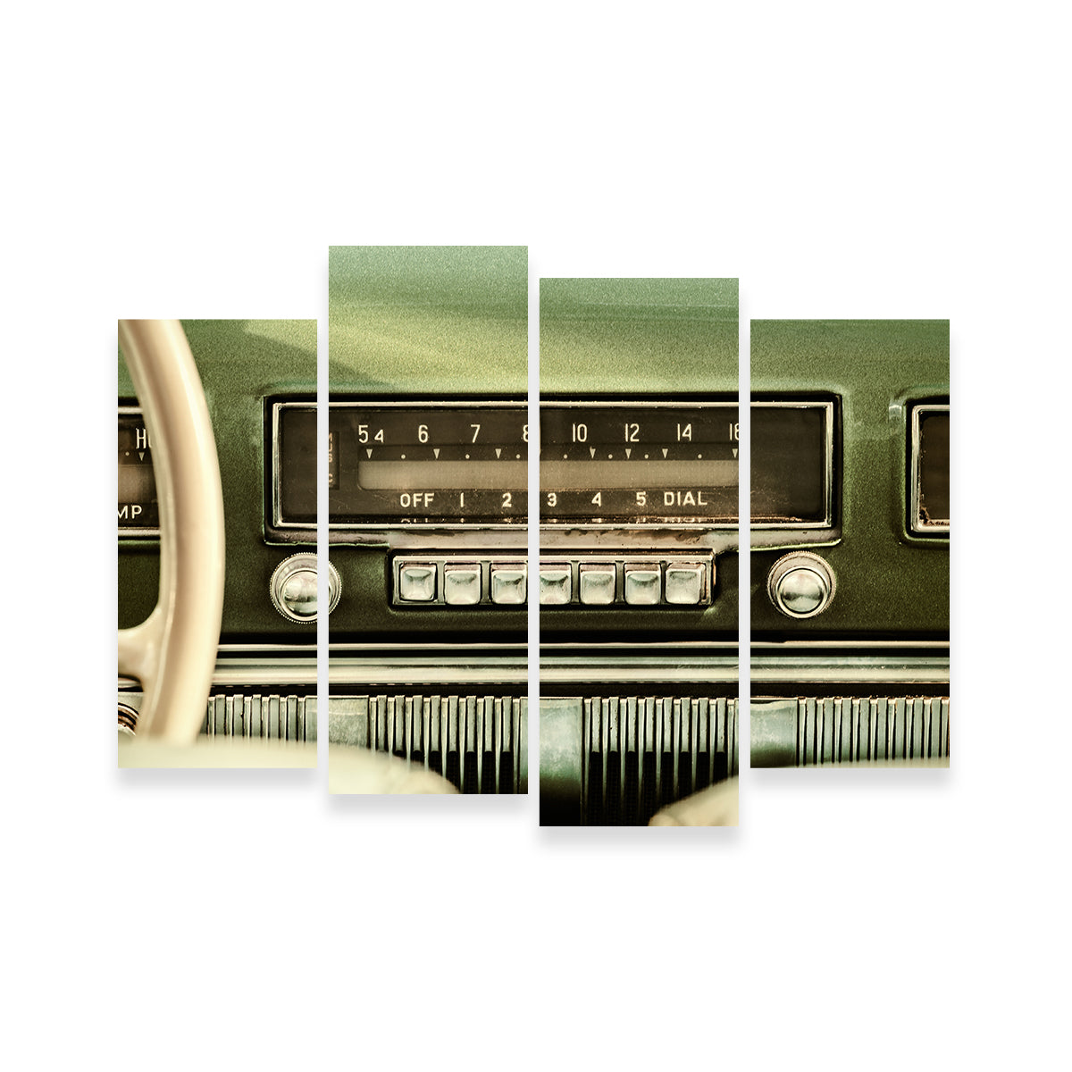 Vintage Old Car Radio with Premium Features