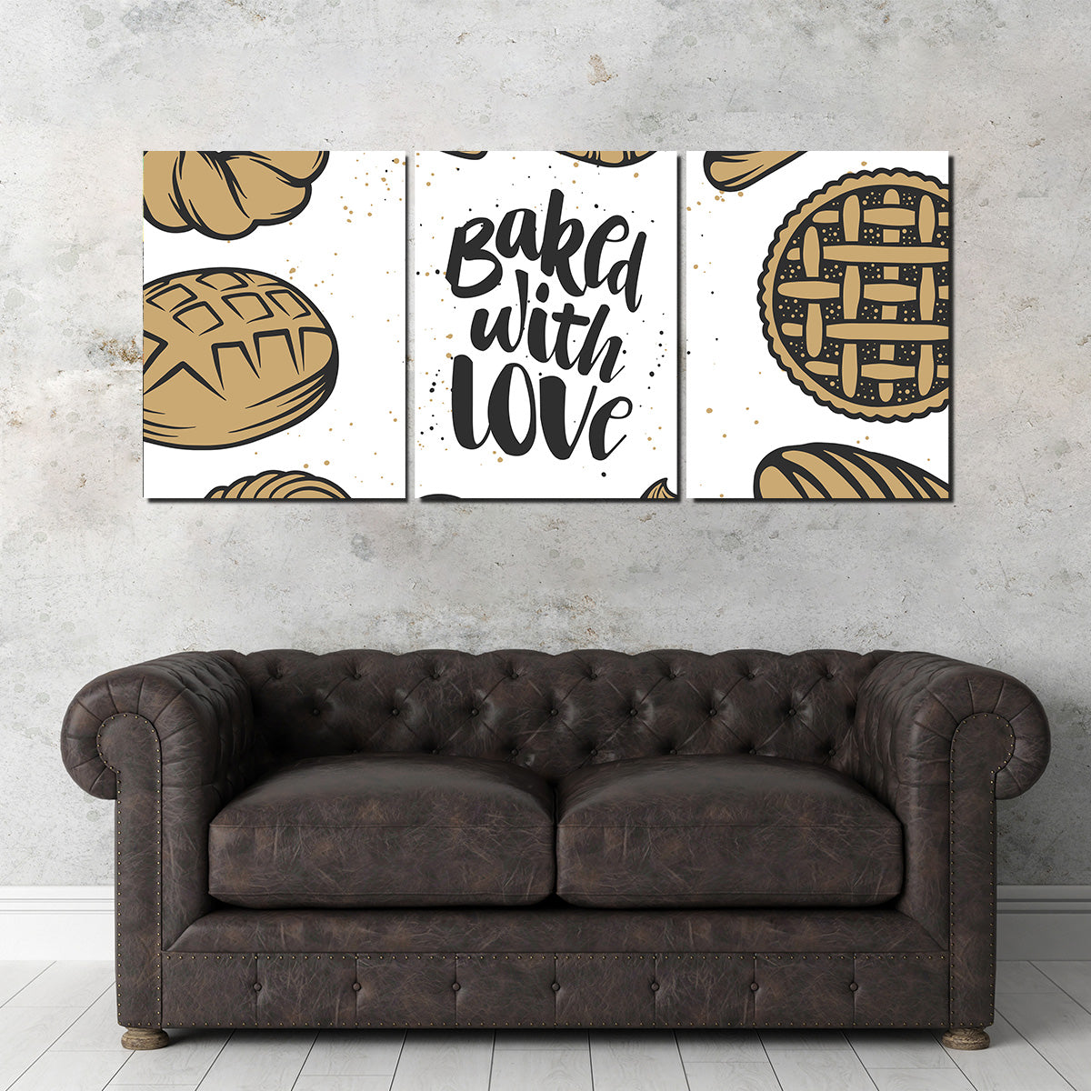 Exquisitely Baked With Love Wall Art for Home Decor