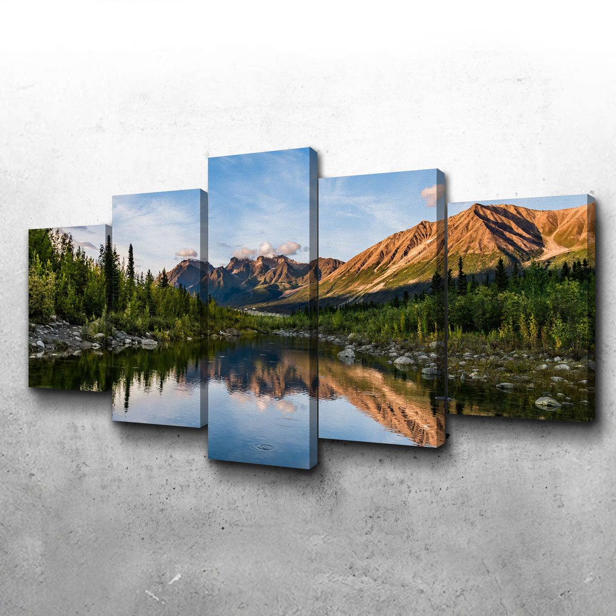 Breathtaking Alaskan Reflections Wall Art by Lucas Moore