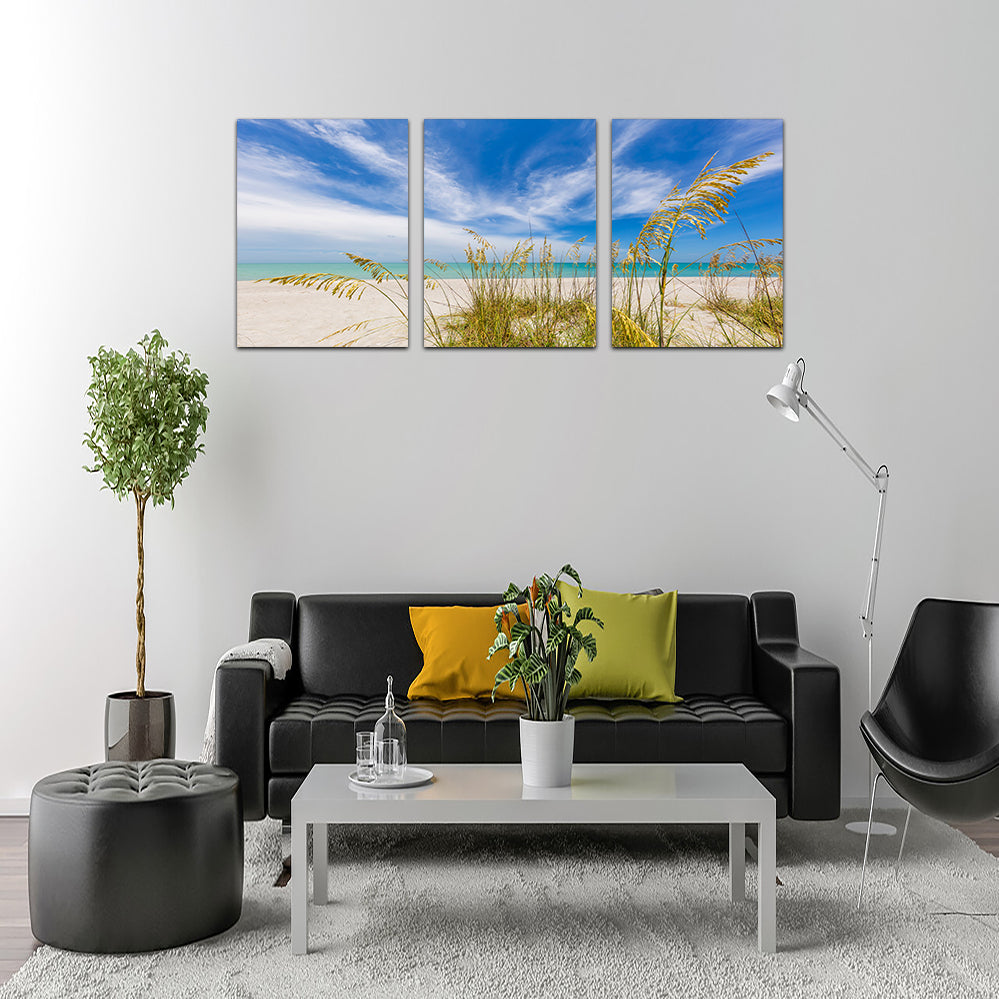 Stunning Heavenly Calmness on the Beach Wall Art for a Relaxing Ambiance