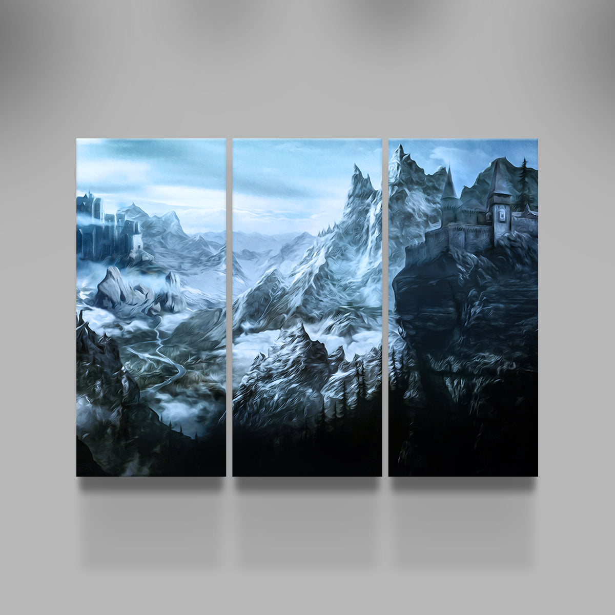 Stunning Castle Ridge Wall Art by George Sorin