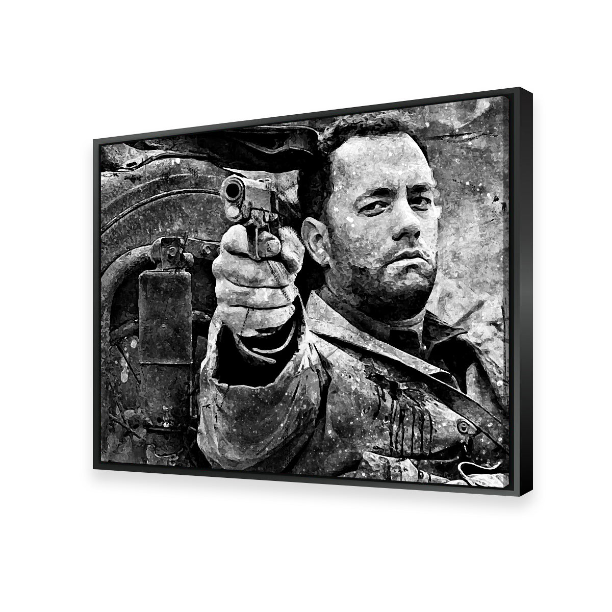 Captain Miller High - Quality Grayscale Wall Art for Stunning Home Decor
