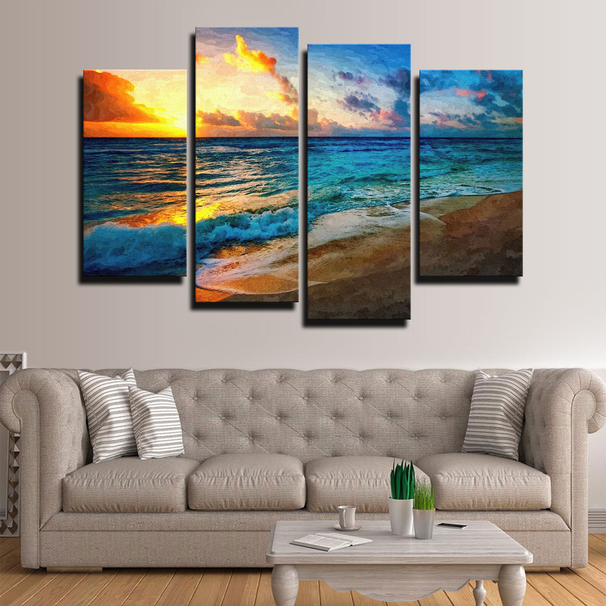 Stunning Between Sea And Sky Wall Art by Denise Dundon