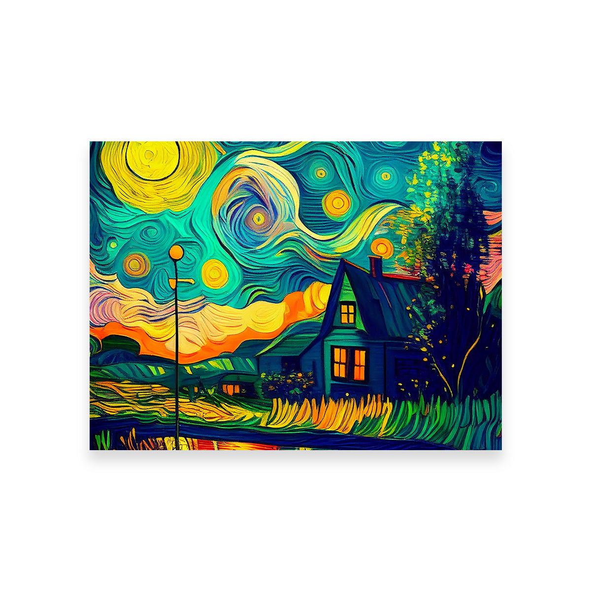 Charming Home Sweet Home Wall Art by Jennifer Hotai