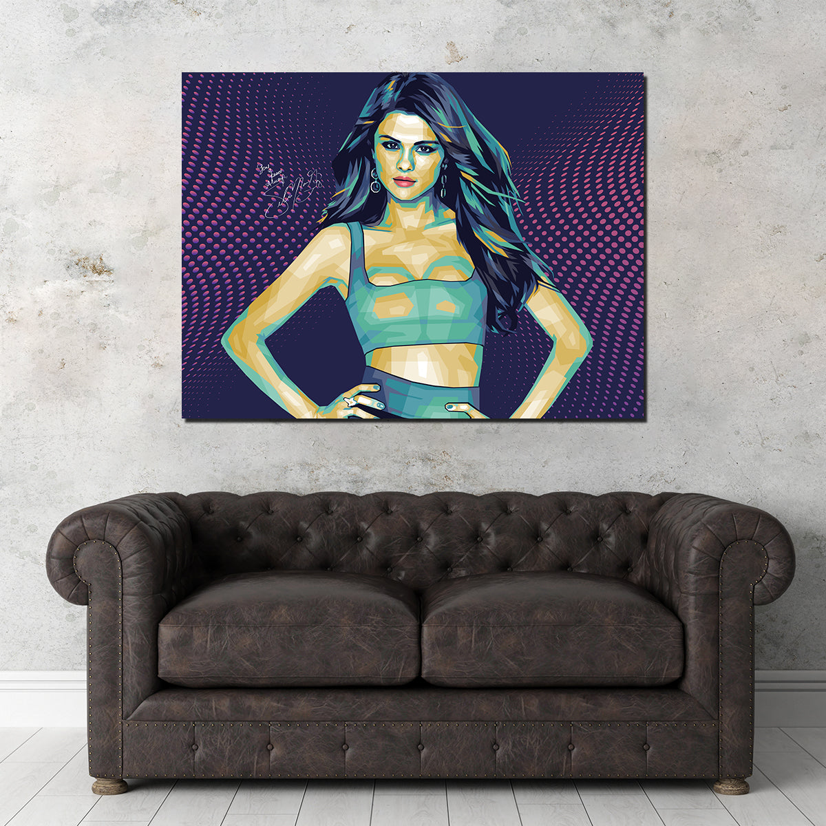 Selena Signature High - Quality Wall Art by Ralph & Laura Design