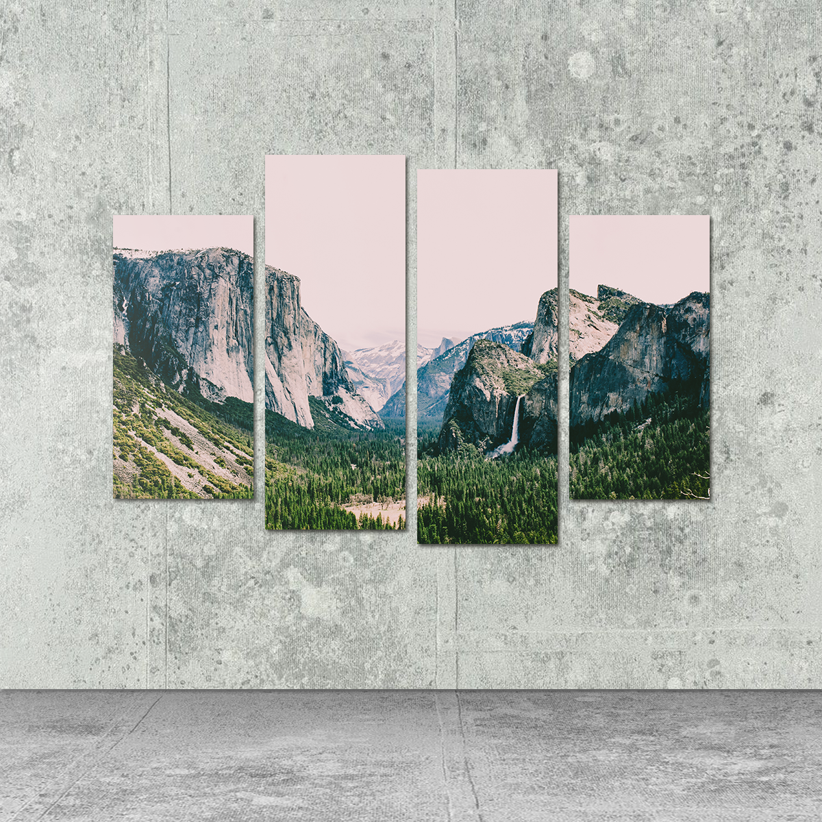 Stunning Pink Yosemite Wall Art by Kyle Sherry