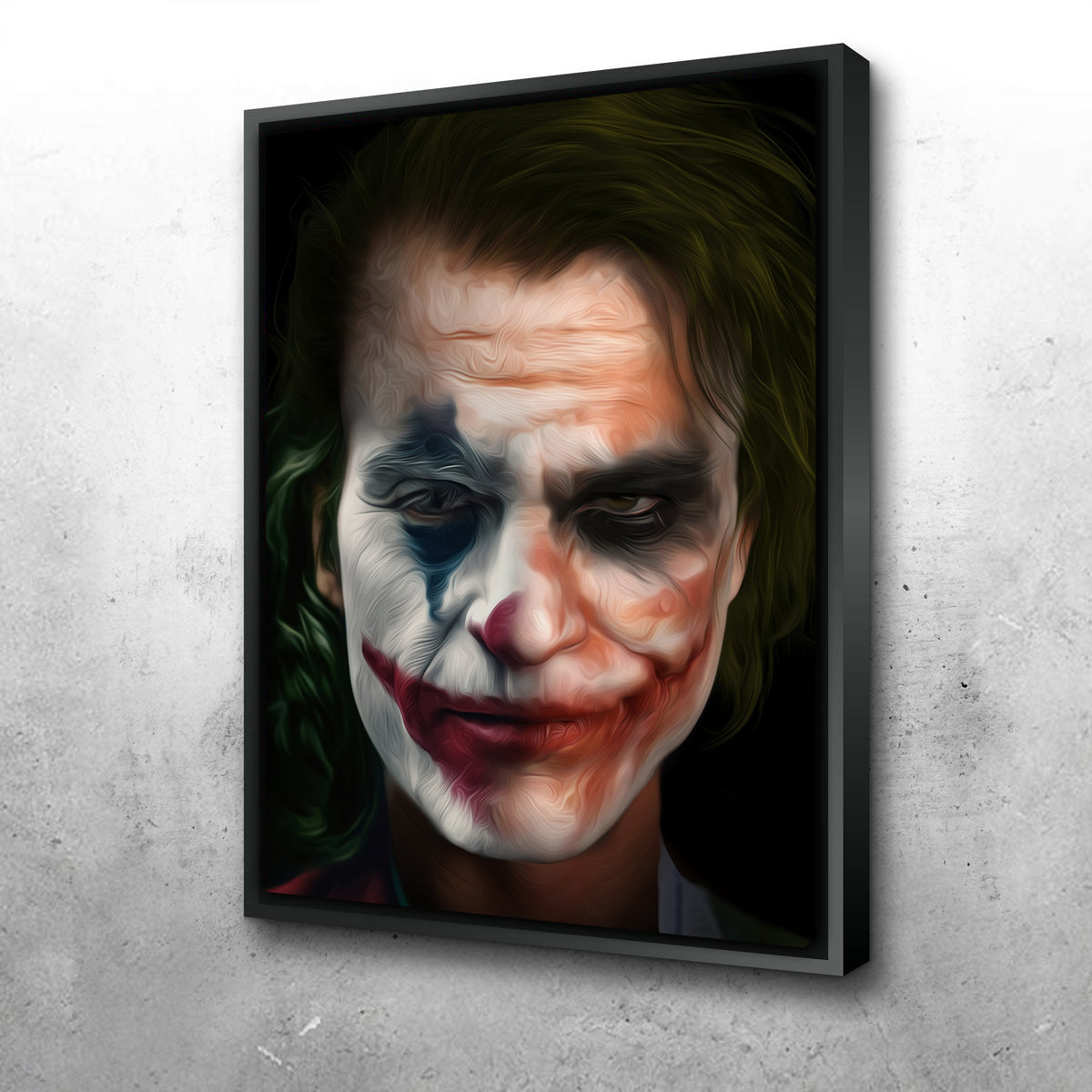 Unique Portrait of a Joker Wall Art for Stunning Decor