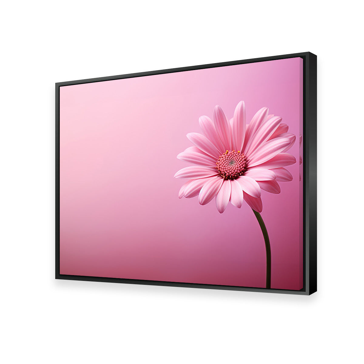 Gorgeous Pink Sunflower Wall Art
