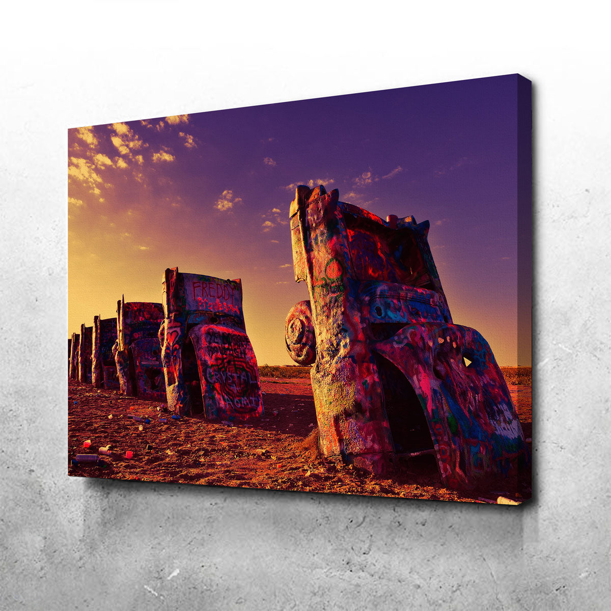 Stunning Cadillac Ranch Wall Art for Home Decor