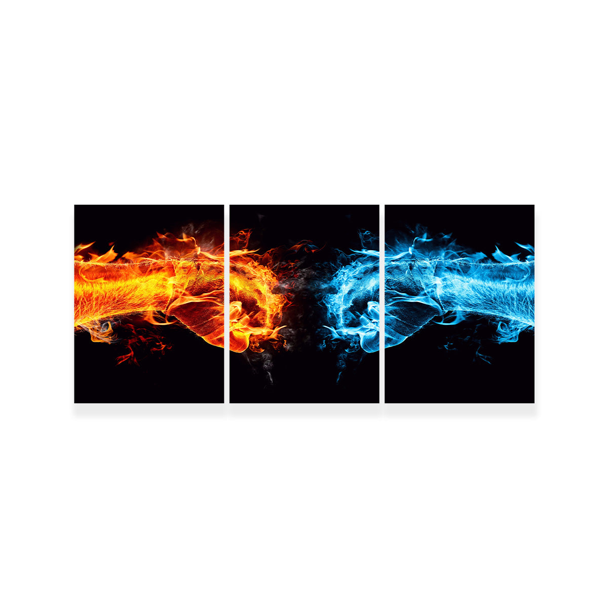 Stylish Hot Cold Fist Bump Wall Art for Trendy Decor