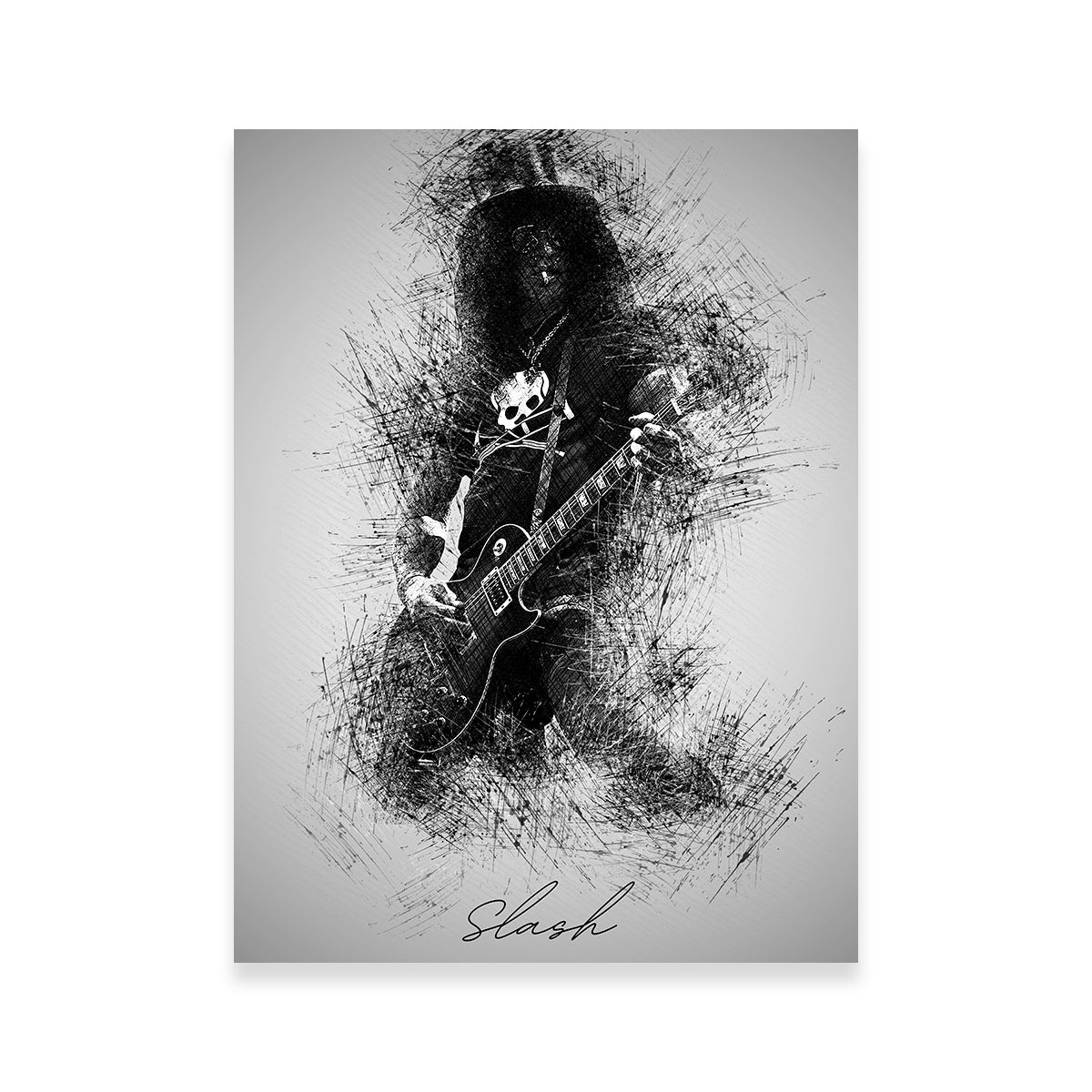 Striking Slash With Cig Wall Art for Home Decor