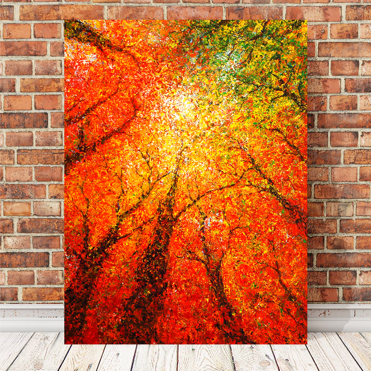 Autumn Glimmer Enchanting Wall Art by Gerry Segismundo