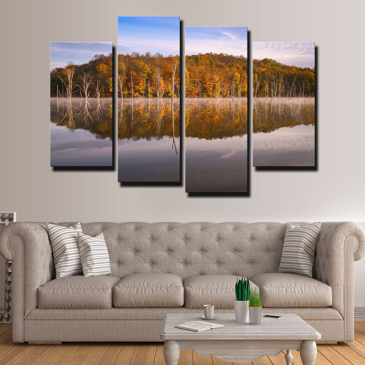 Exquisite Monksville Mist Wall Art by Dennis Maida