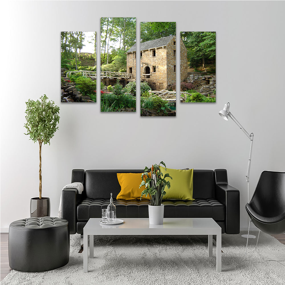 Stunning Old Mill Canvas Wall Art - Museum Quality for Your Home