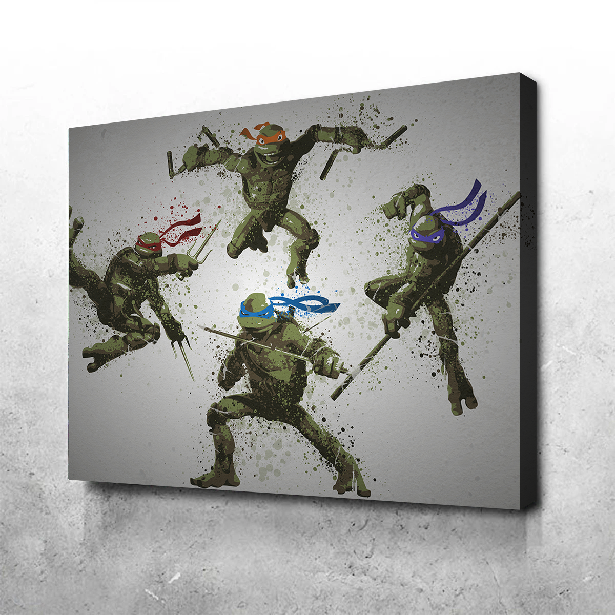 Stunning Heroes In a Half Shell Wall Art for Your Home Decor