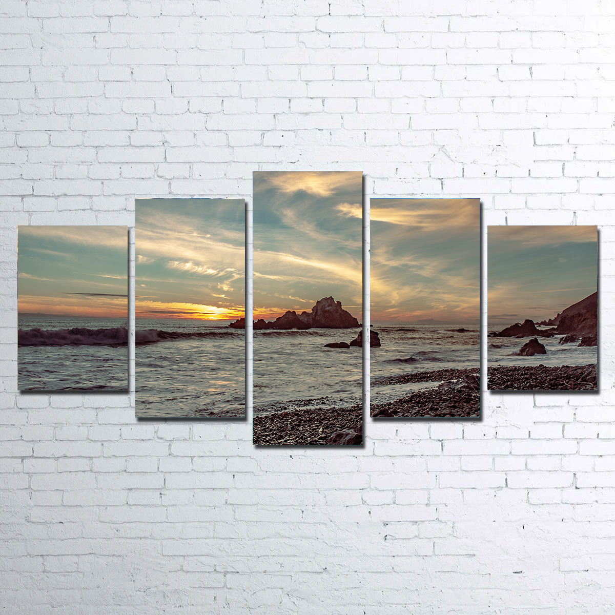 Stunning Pfieffer Beach Sunset Wall Art by Kyle Sherry