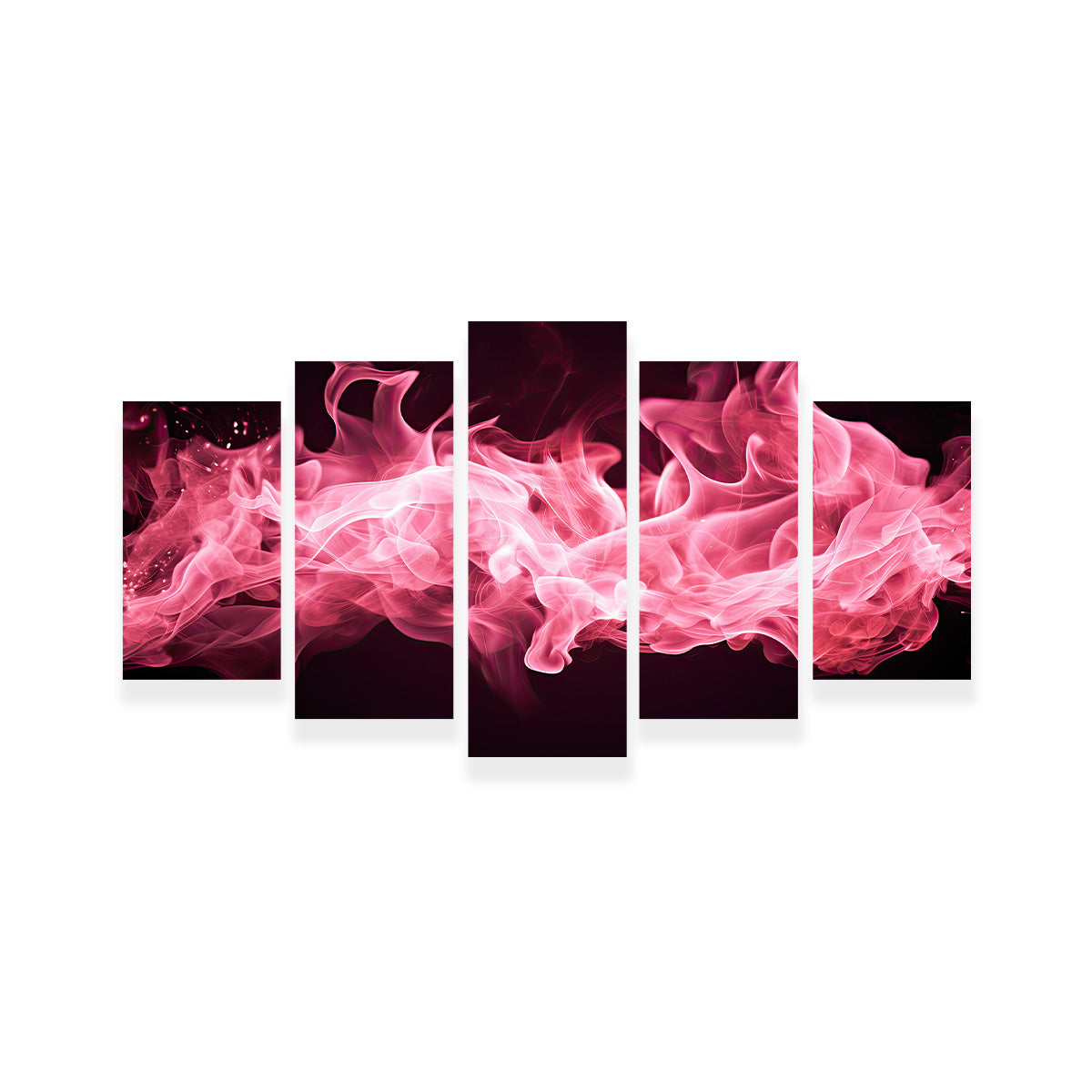 Stunning Pink Fire Wall Art