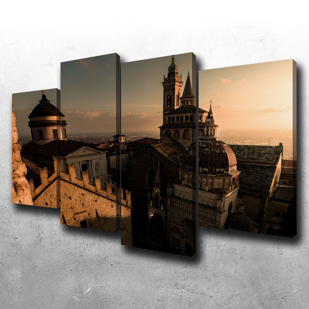 Stunning Bergamo Alta II Wall Art by Enzo Romano