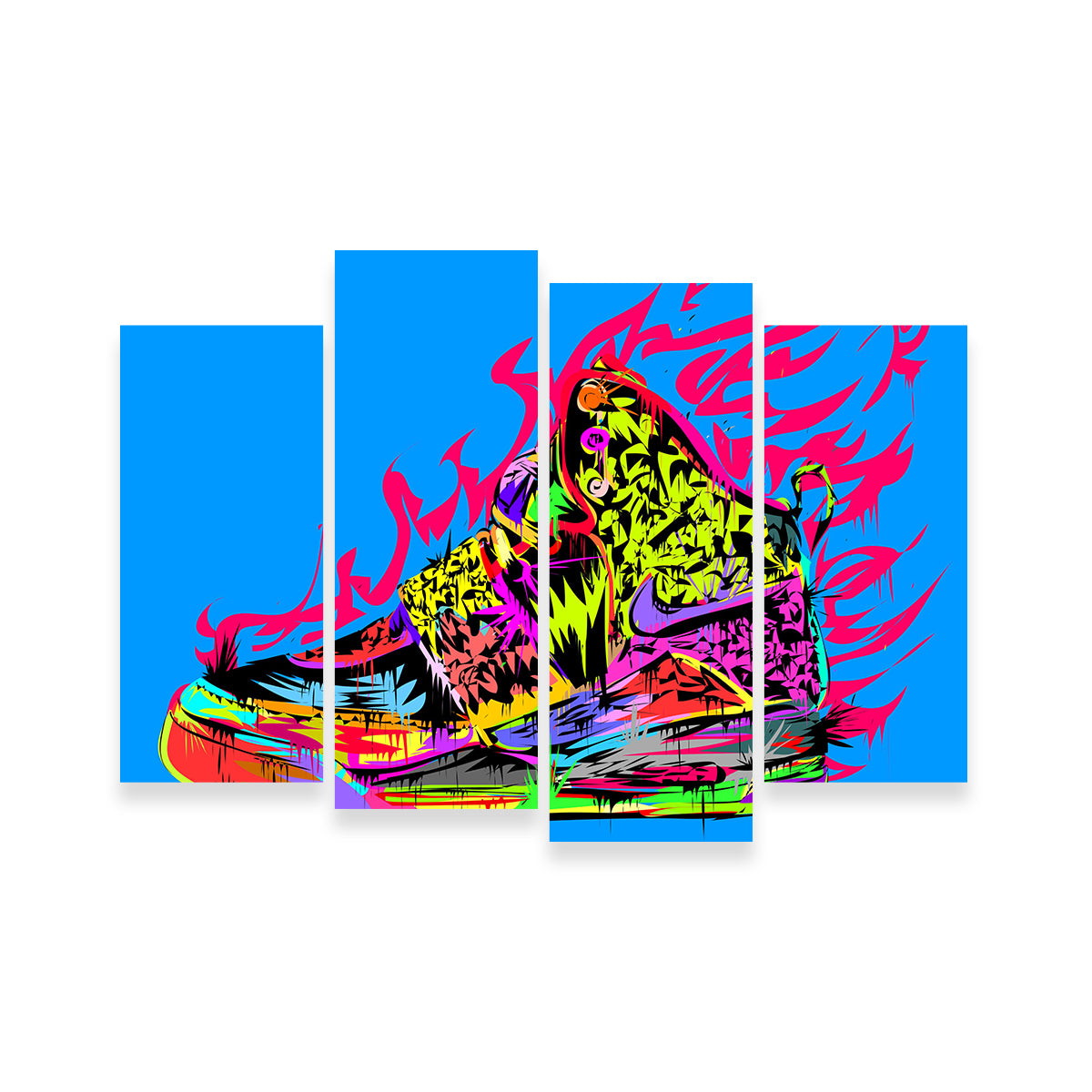 Stylish Air Yeezy Inspired Wall Art for Your Home Decor