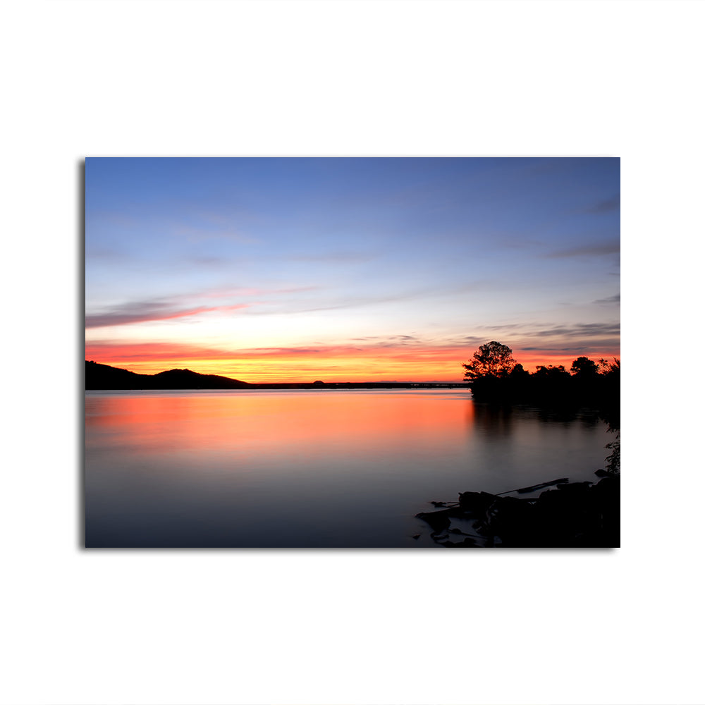 Gorgeous Arkansas River Sunset Wall Art for Stunning Home Decor
