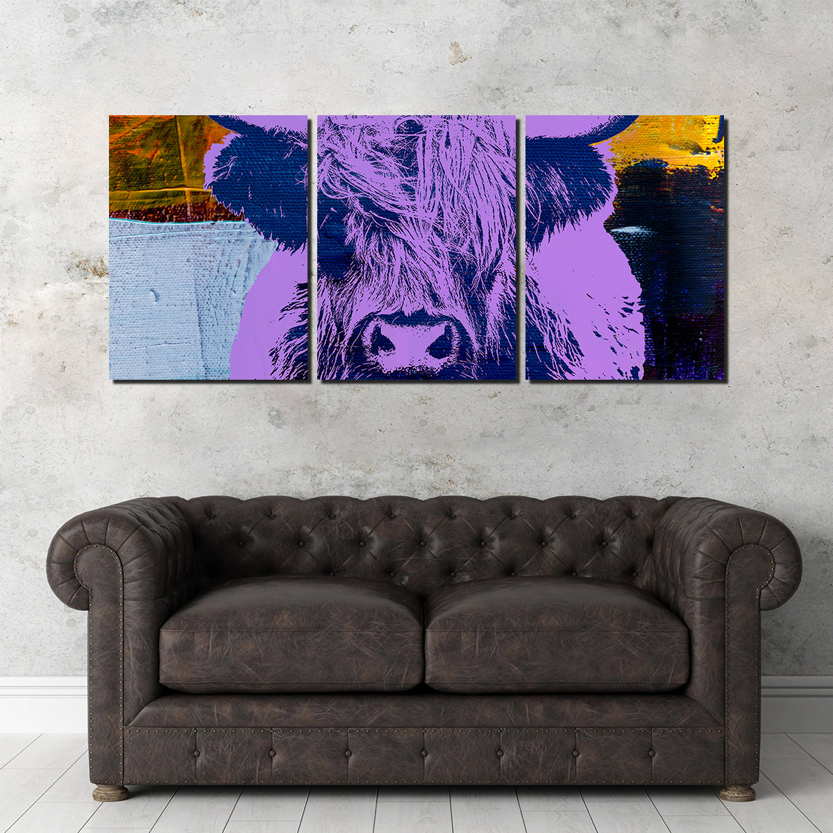 Gorgeous Highland Cow Wall Art by Stephen Chambers