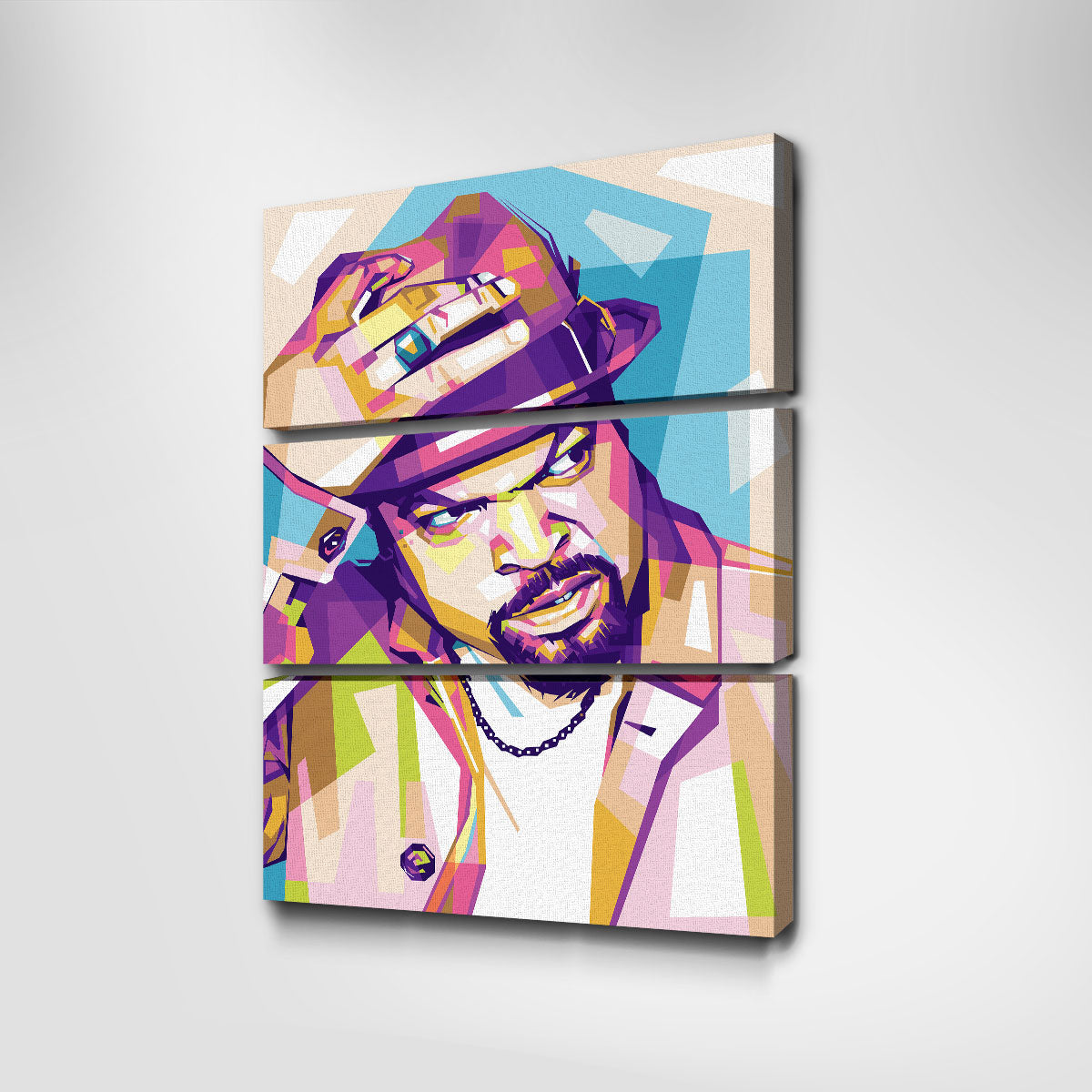 Hey Dude! Stunning Ice Cube Wall Art by Ralph & Laura Design