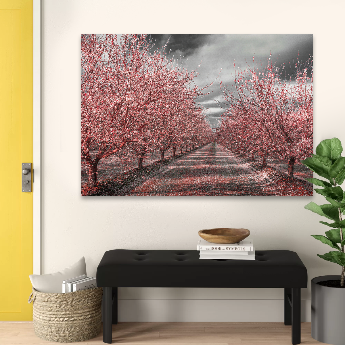 Stunning California Pink Blossoms Wall Art for Your Home Decor