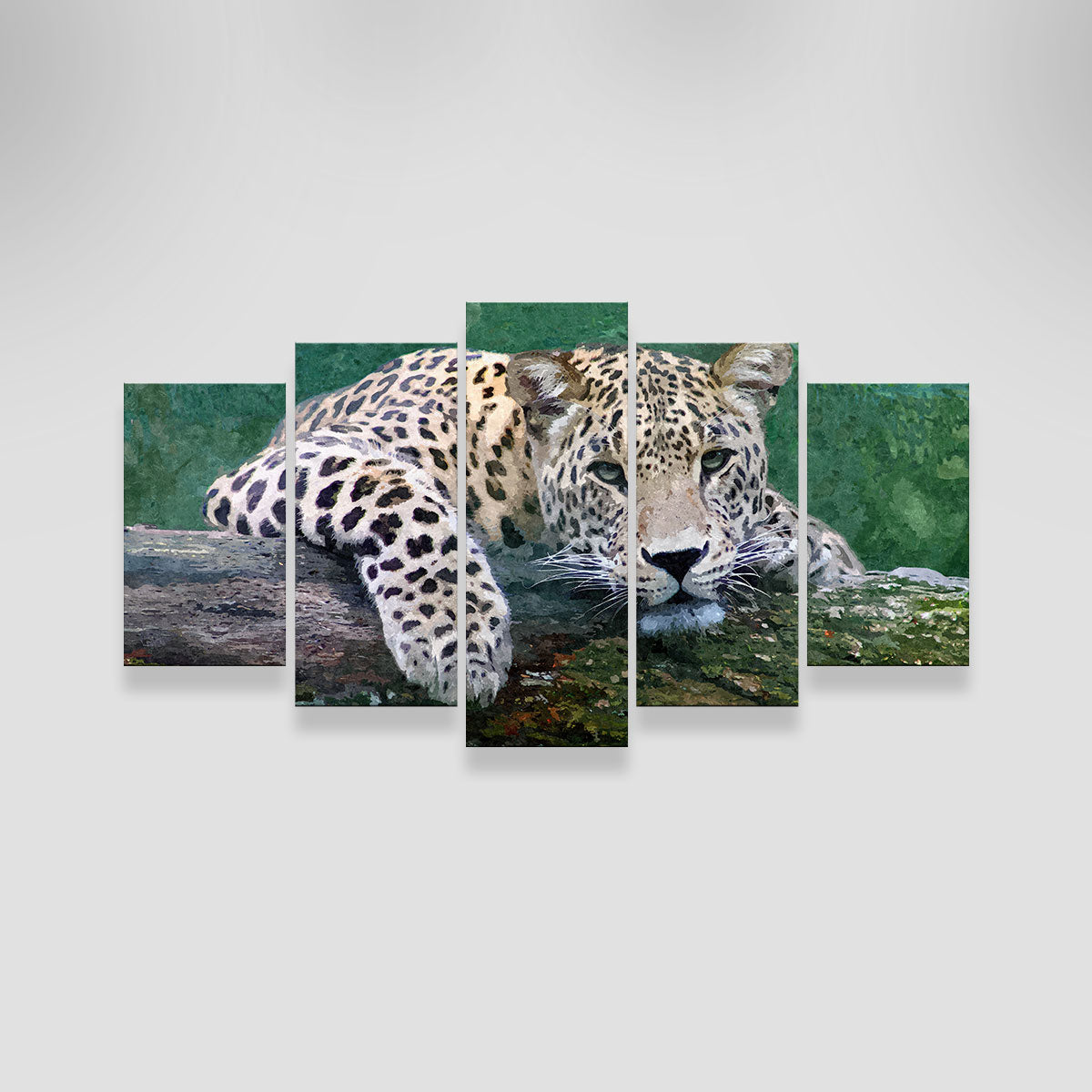 Exquisite Snow Leopard Wall Art by Denise Dundon