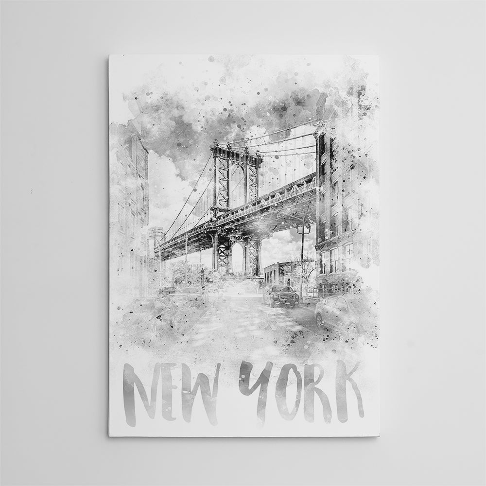 NYC Manhattan Bridge Wall Art