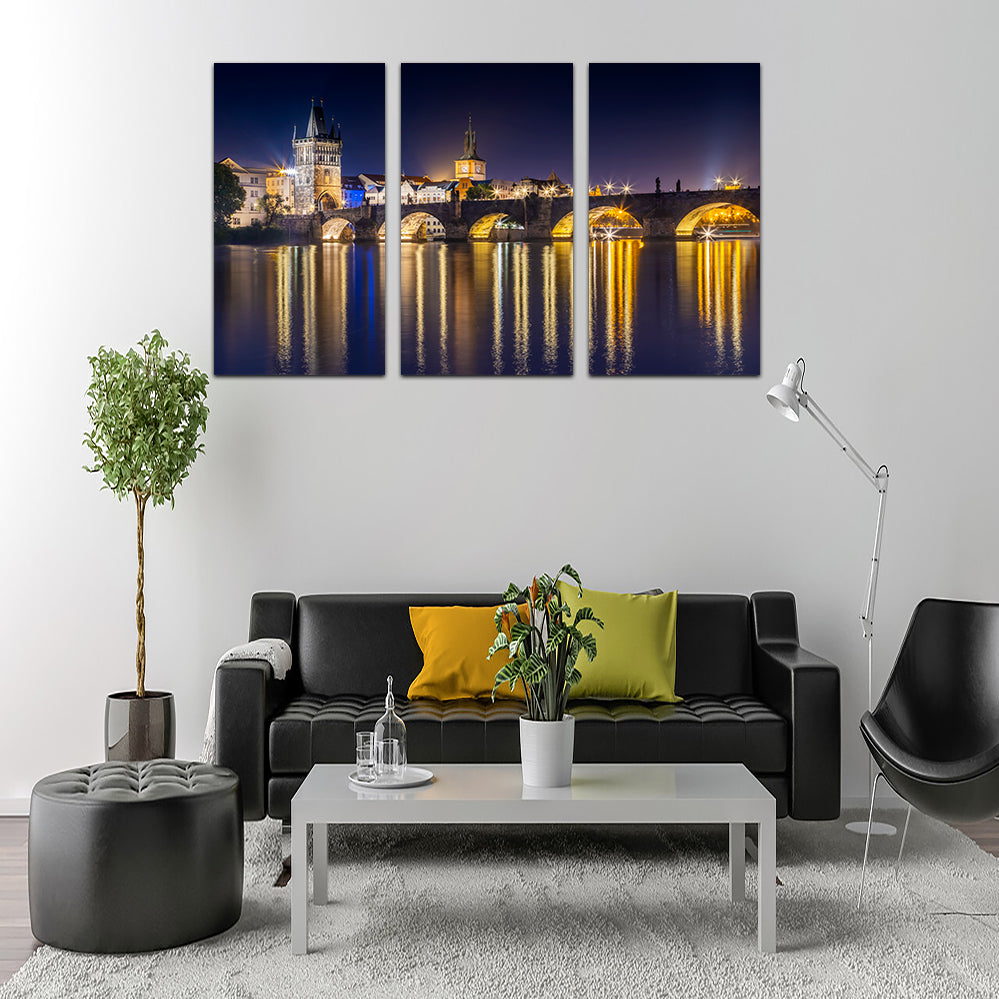 Stunning Charles Bridge with Old Town Bridge Tower Wall Art by Melanie Viola