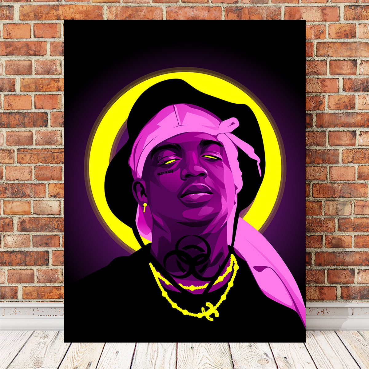 Exclusive Ski Mask the Slump God Wall Art - Ideal for Home Decor