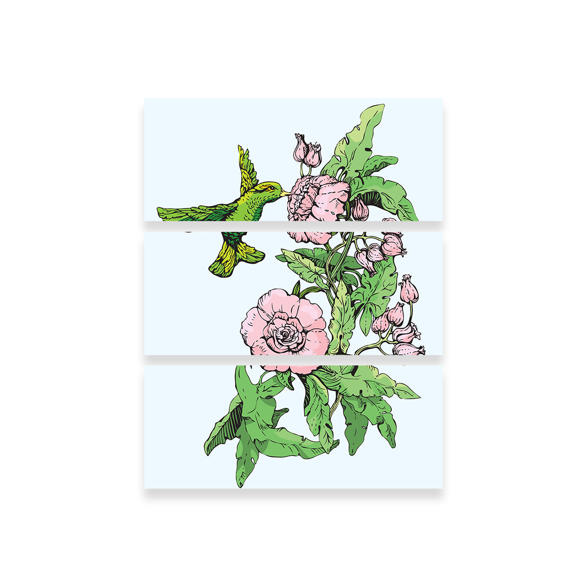 Exquisite Hummingbird Drinking Nectar Wall Art for Stunning Home Decor
