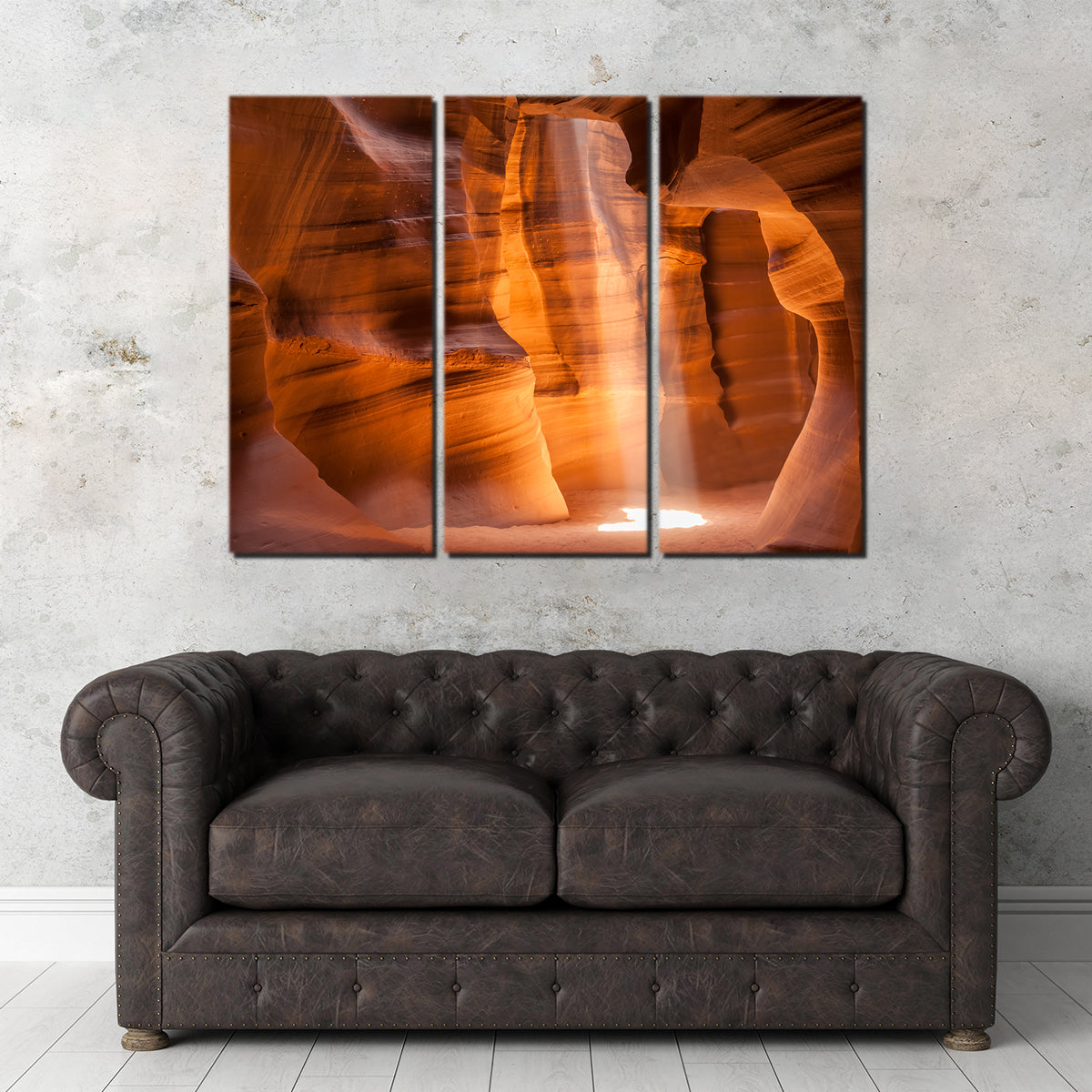 Stunning Antelope Canyon Lightbeam Wall Art by Melanie Viola