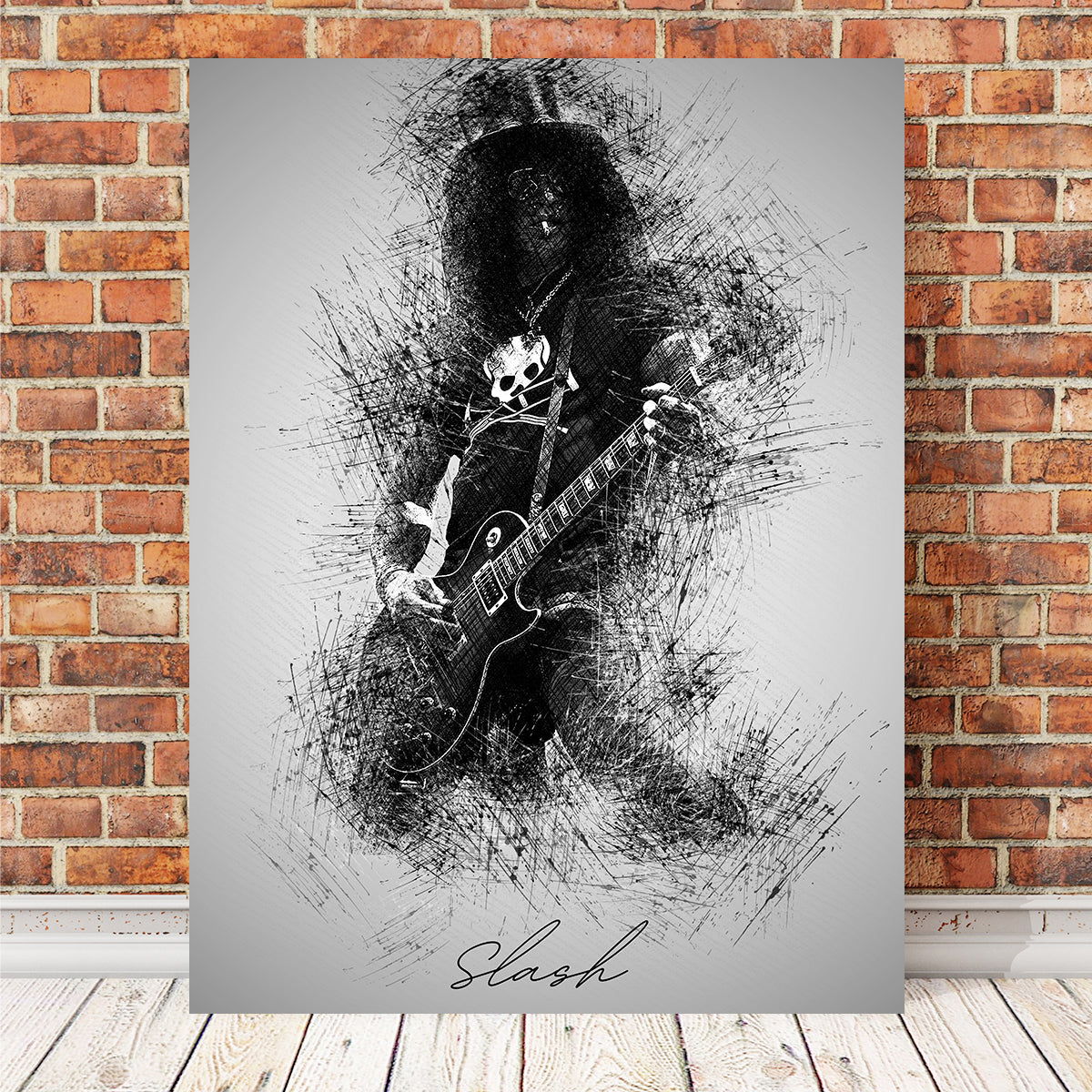 Striking Slash With Cig Wall Art for Home Decor