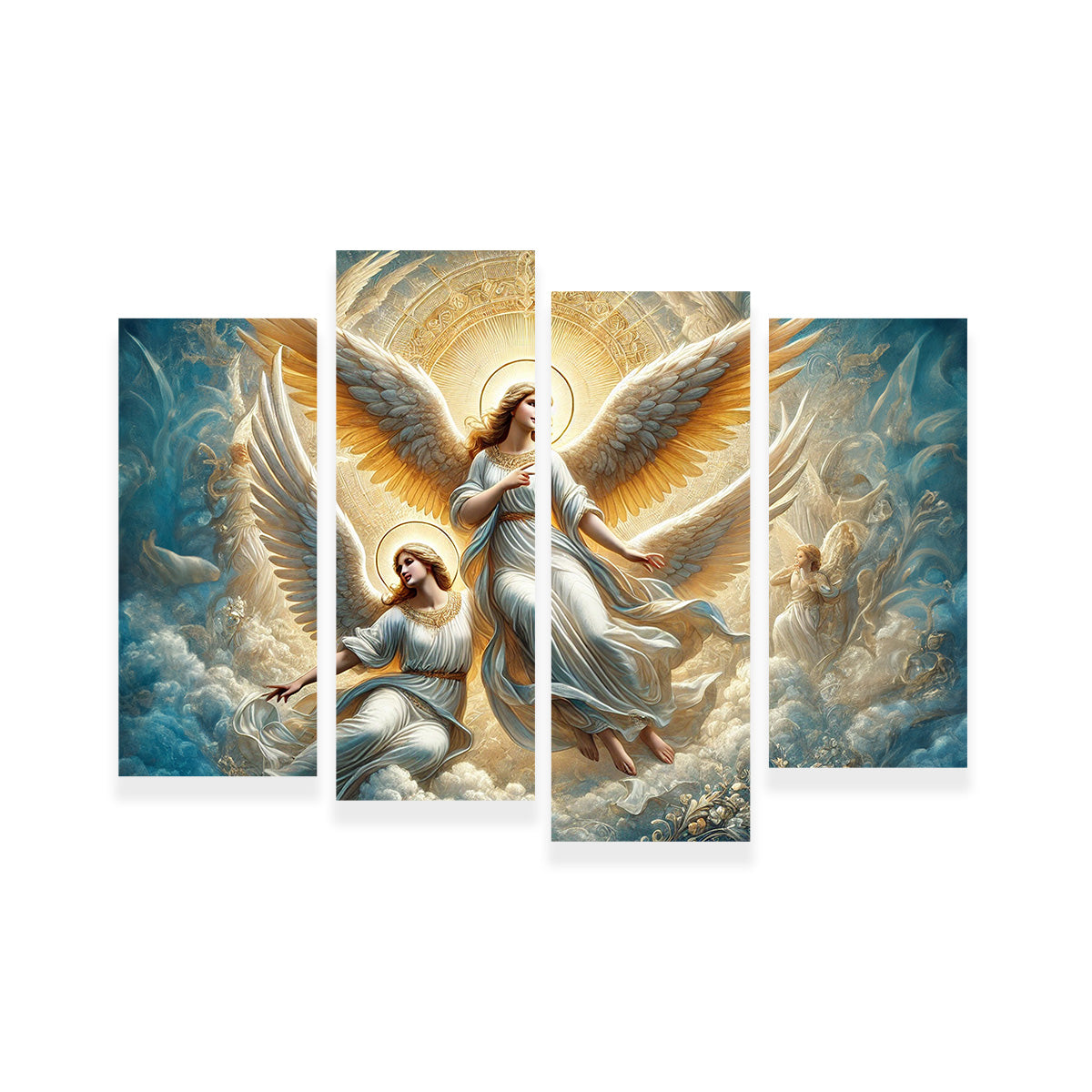 Enchanting Singing Angels Wall Art for Home Decor