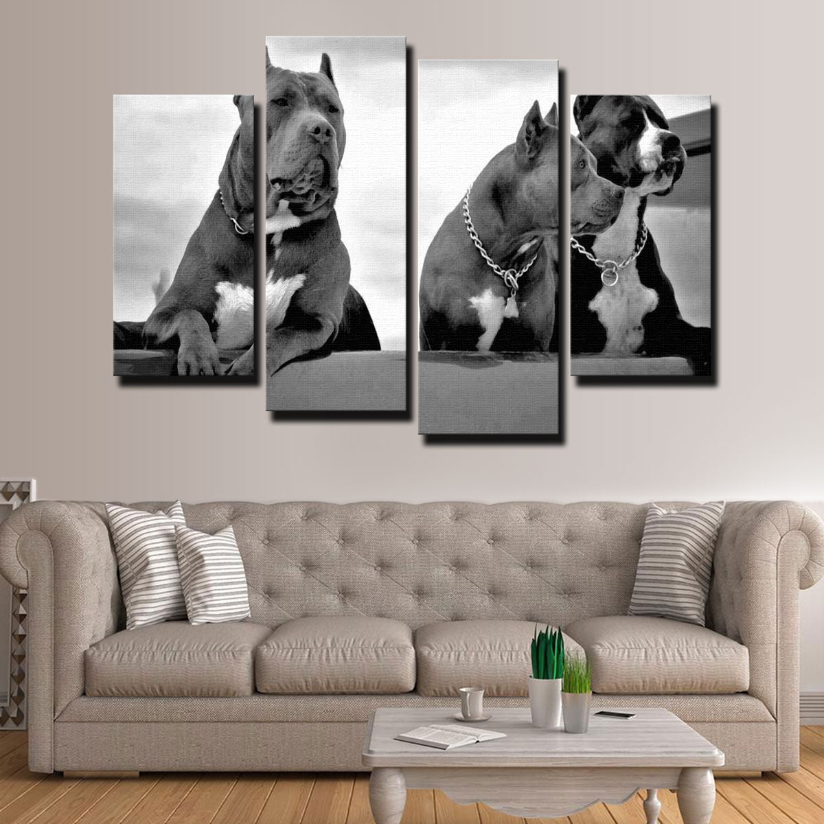 Stunning Pit Bulls Wall Art for Your Home Decor