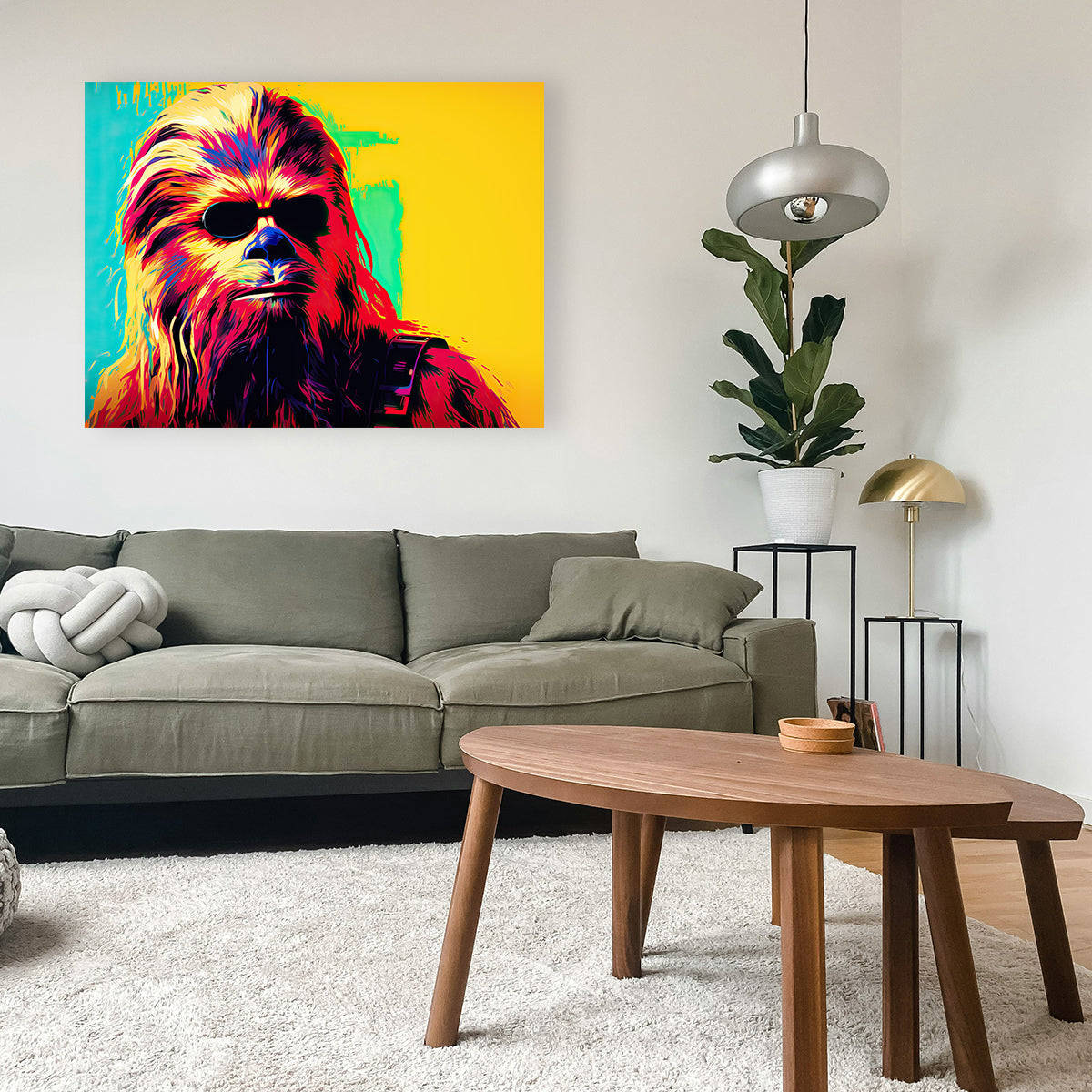 Stunning Cewbacca Shades Wall Art by Ralph & Laura Design
