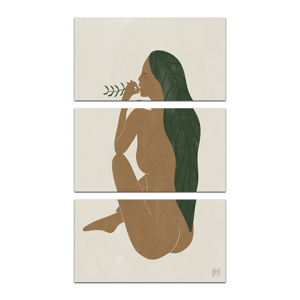 Stunning Beauty Seated Wall Art by Birch & Ink Sisters