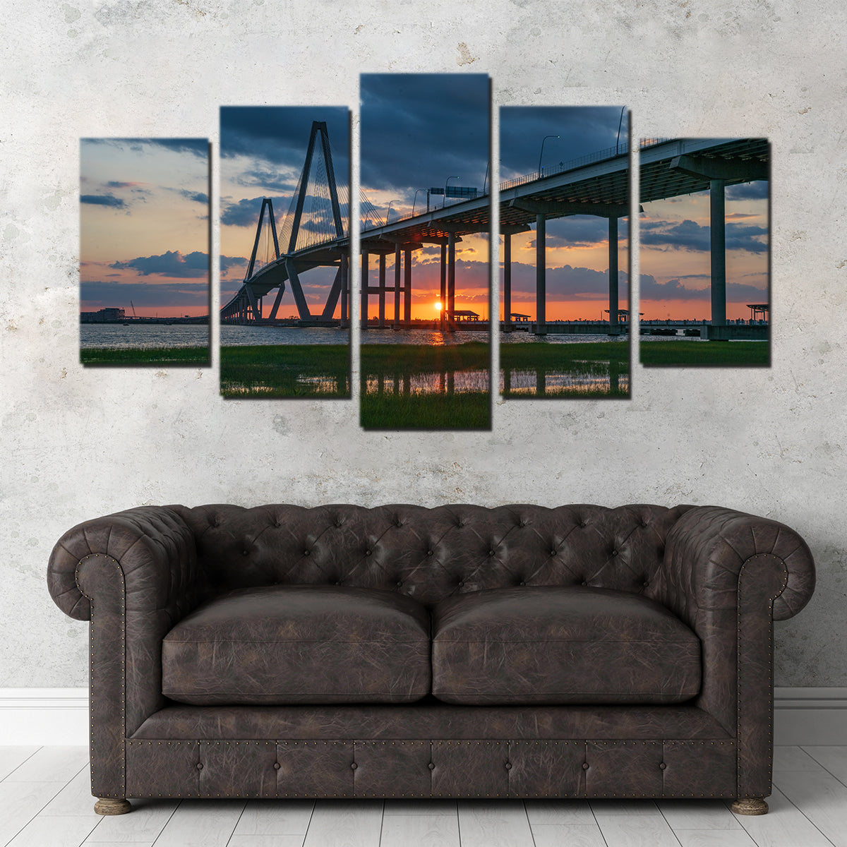 Stunning Arthur Ravenel Jr. Bridge Wall Art by Barry Pack