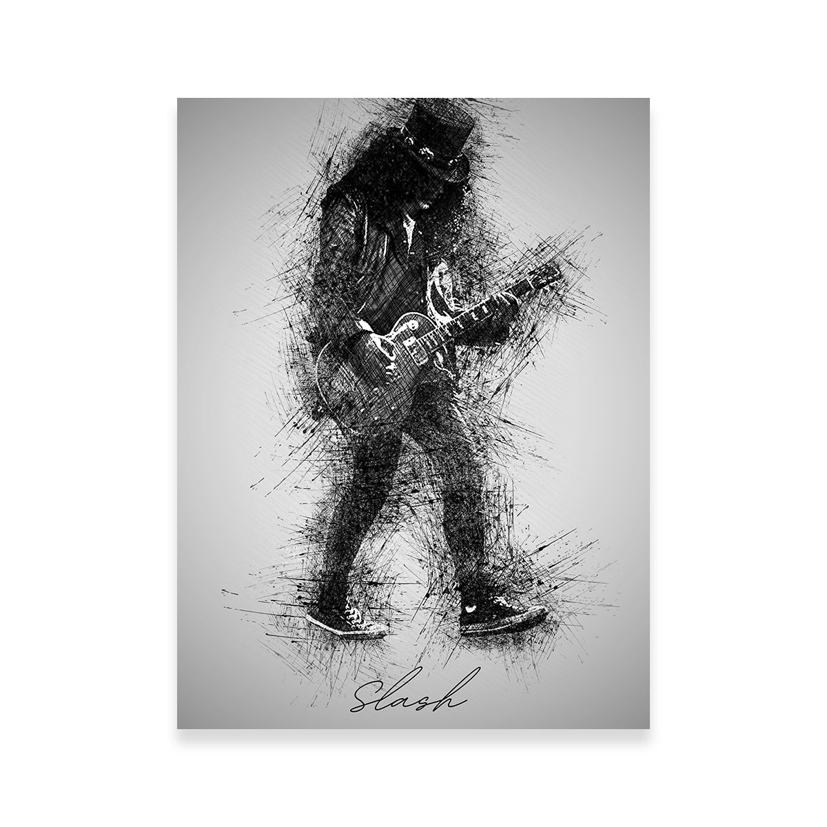 Stunning Slash Sketch Wall Art for Modern Interiors