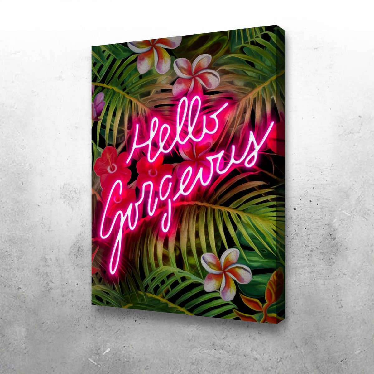 Stunning Hello Gorgeous Wall Art by Frank Amoruso