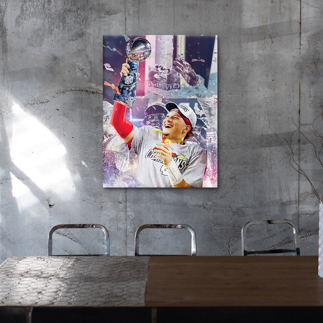Exclusive Champs - Mahomes Wall Art for Sports Fans