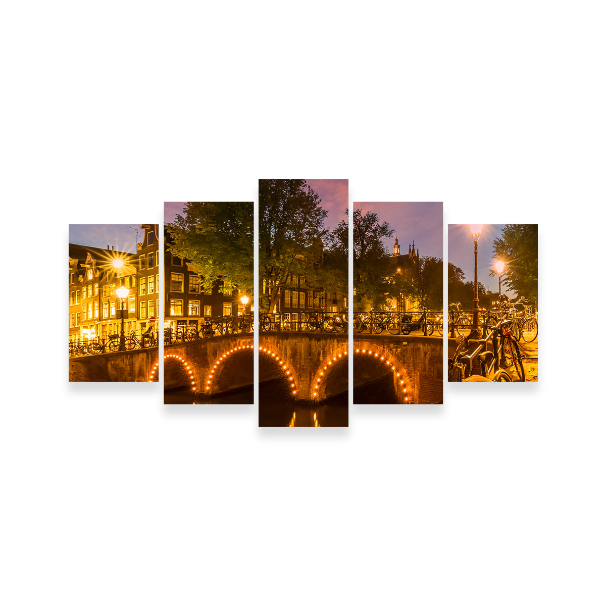 Stunning Amsterdam From Keizersgracht Wall Art by Melanie Viola