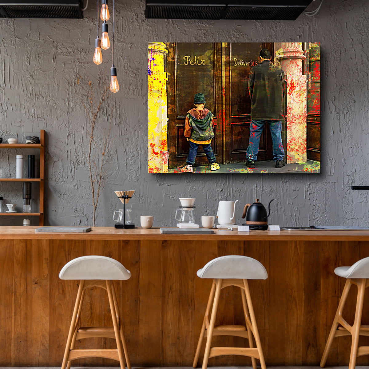 Big Daddy - Premium Kiln - Dried Pine Wood Framed Canvas Prints