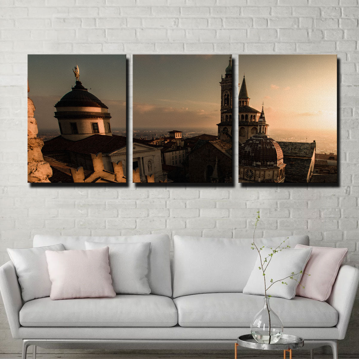 Stunning Bergamo Alta II Wall Art by Enzo Romano